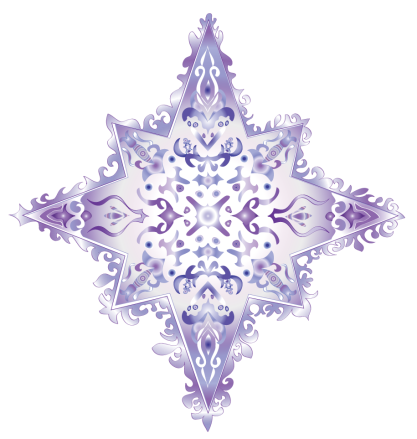 colorful star-violet