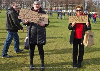 Freedom-stop-violence-The-Hague-ladies